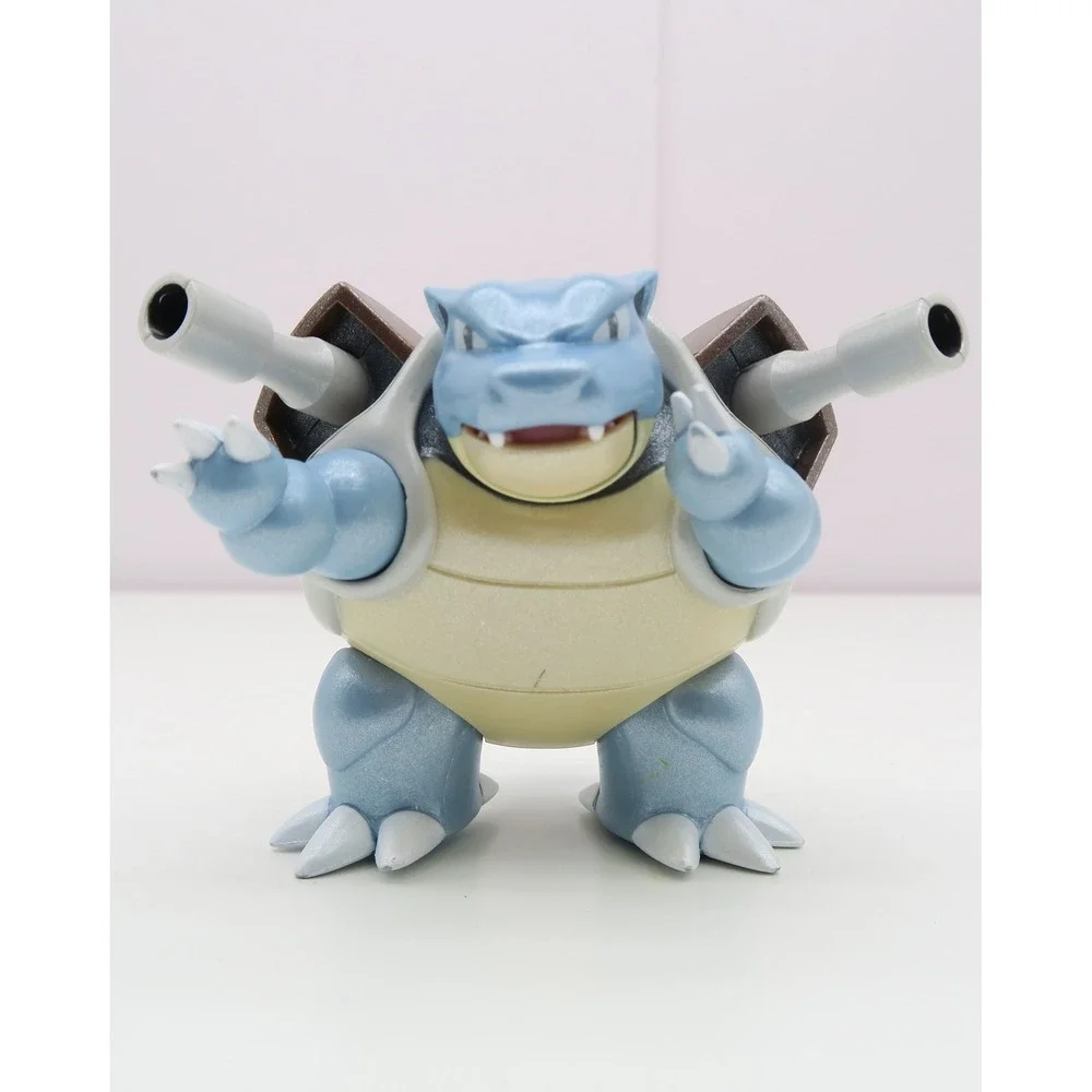 Pokemon Blastoise Action Figure Blue Pearlescent 3 Inch Articulated Cannons 2018